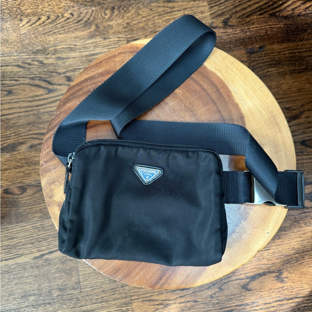 Vintage Prada nylon mini belt bag fanny pack bum bag